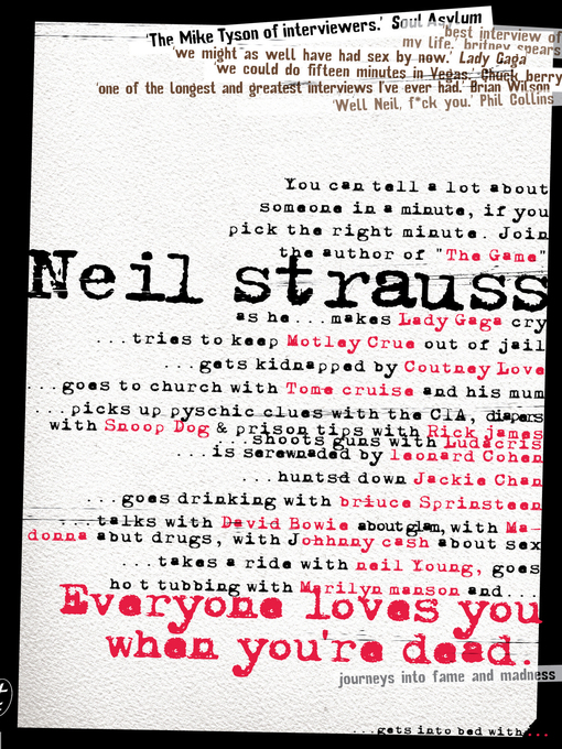 Cover image for Everyone Loves You When You're Dead